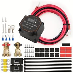 12V 140A Dual Battery Isolator Kit with Voltage Display